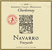 Navarro 2006 Premier Reserve Chardonnay